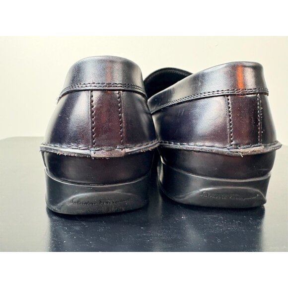 Salvatore Ferragamo Black Mens Loafers Dress Shoes 8 D - Picture 4 of 7
